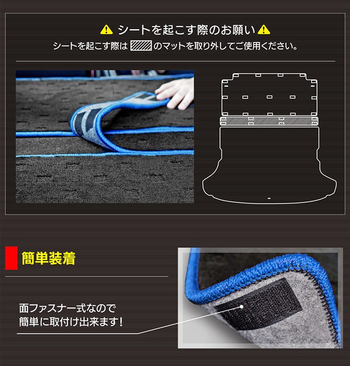 トヨタ 新型 GR86 ZN系 ラゲッジルームマット ◆カーボンファイバー調 リアルラバー 送料無料 HOTFIELD