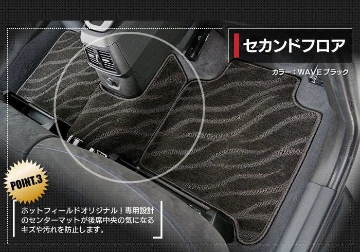 BMW 2シリーズ F46 グランツアラー フロアマット+トランクマット ラゲッジマット ◆ジェネラル HOTFIELD