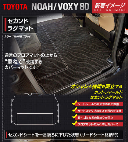 トヨタ ノア ヴォクシー 80系 セカンドラグマット ◆ジェネラル HOTFIELD