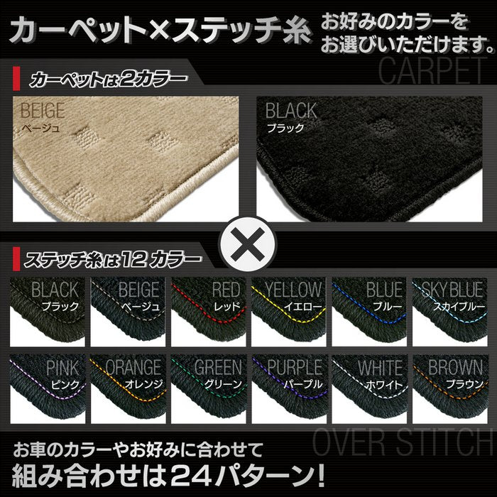 トヨタ 新型 ランドクルーザー 250系 7人乗 ラゲッジルームマット 送料無料 HOTFIELD