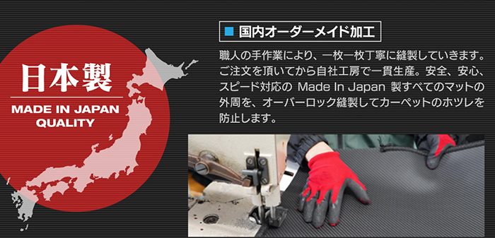 日産 エクストレイル T32系 5人乗用 (ハイブリッド対応) フロアマット ◆カーボンファイバー調 リアルラバー HOTFIELD